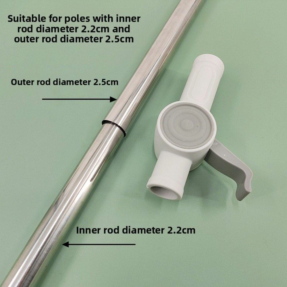 2 piezas de abrazadera de plás - Fishing Rod Telescopic reseña y precio