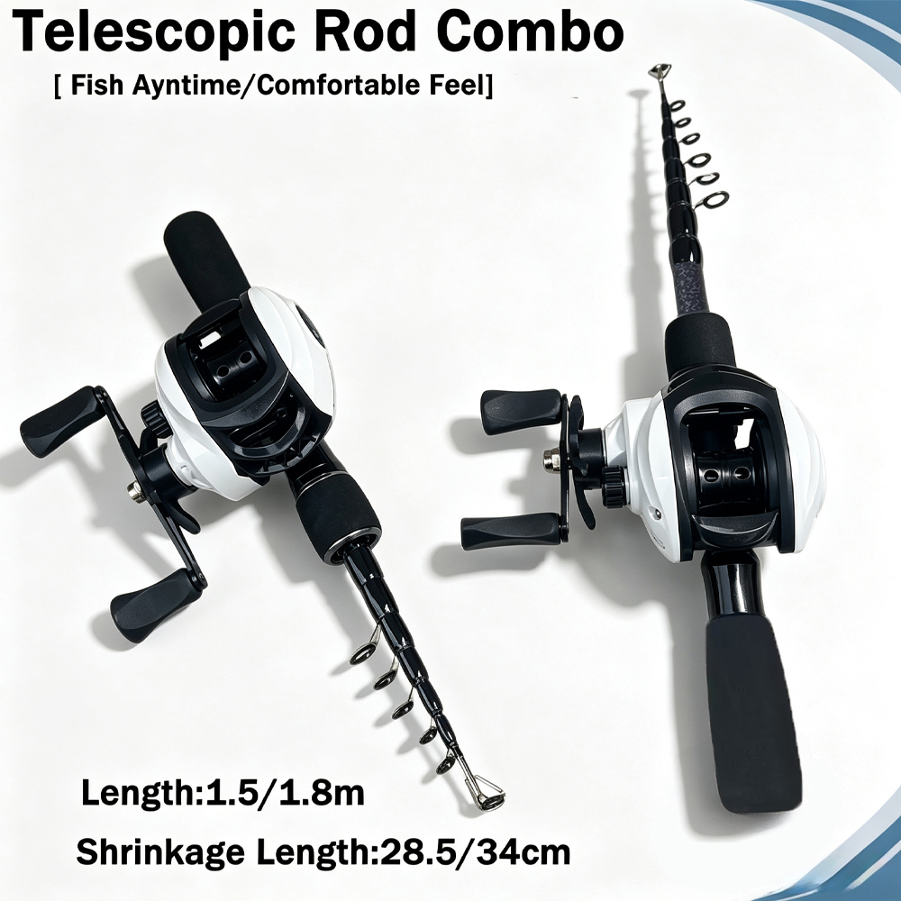 Caña de pescar telescópica Sup - Fishing Rod Combo reseña y precio