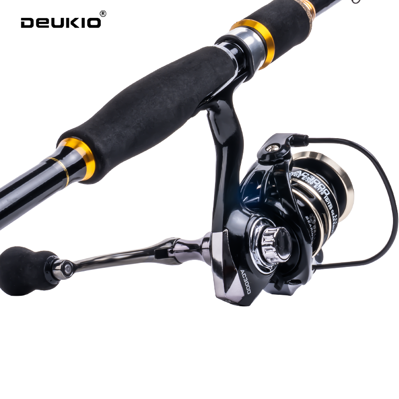 DEUKIO Combo de Pesca con Caña - Fishing Rod Spinning reseña y precio
